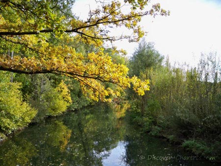 View over Eure river