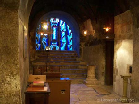 Chartres crypt window