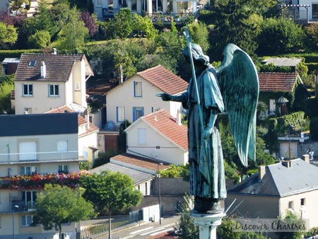 The angel statue