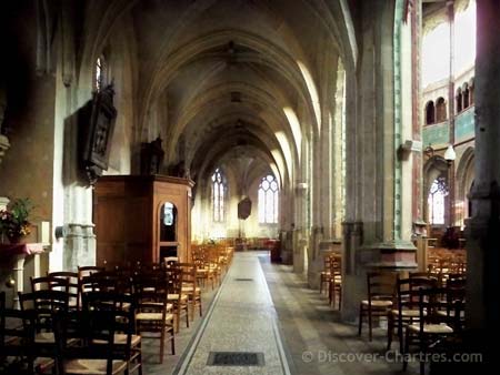 St. Aignan church, Chartres - the Gothic vaul