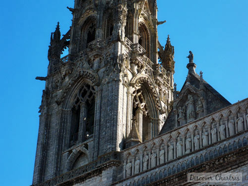 North tower of Chartres cathedral