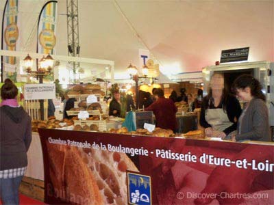 Bakery stand at Artisanales de Chartres