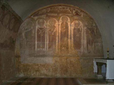 Romanesque fresc