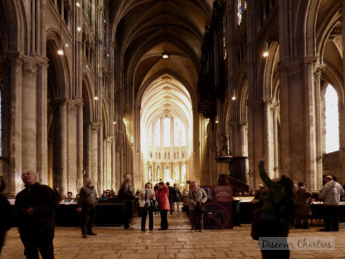 The central nave of Notre Dame de Chartres