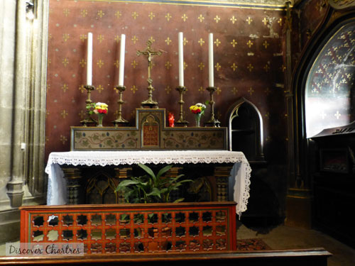 The chapel of Vendome in Chartres cathedral