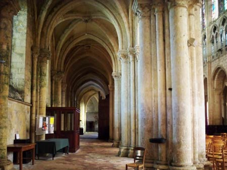 The side aisle of St. Pierre church, Chartre