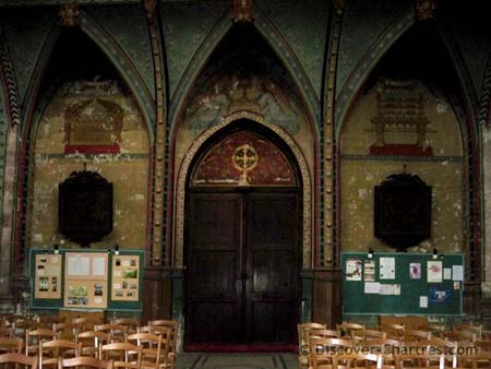 St. Aignan church, Chartres - the central portal