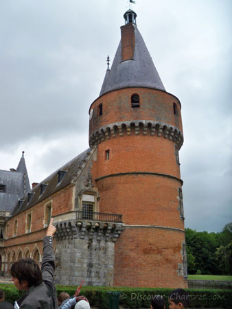 The round tower of Chateau de Maintenon