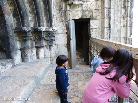 Up on the cathedral's north tower 